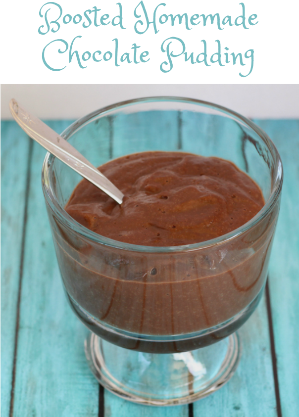 Boosted Homemade Chocolate Pudding Recipe Fill In The - Chocolate Pudding (603x856), Png Download