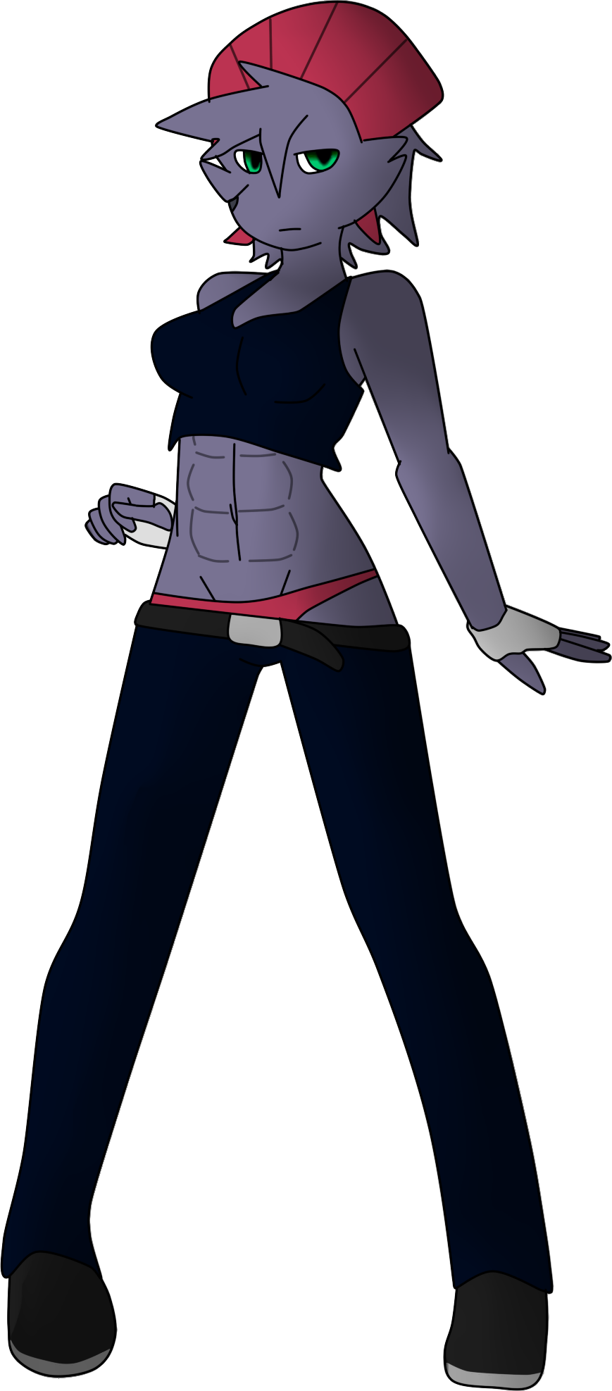 Isolde The Weavile - Weavile (869x1975), Png Download