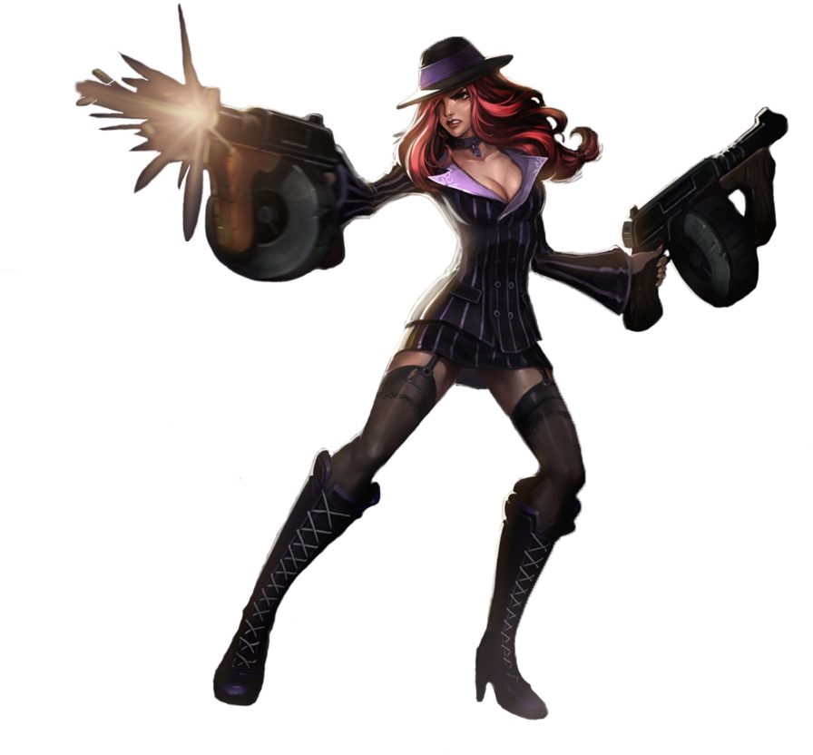 Mpzbvy0 - Miss Fortune Mafia Skin (1024x909), Png Download