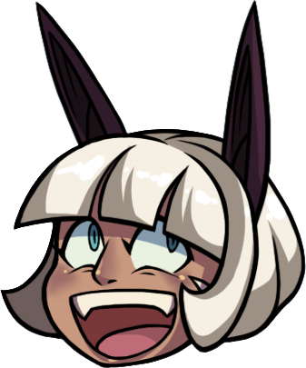 Na Super Smash Bros - Skullgirls Stickers (337x405), Png Download