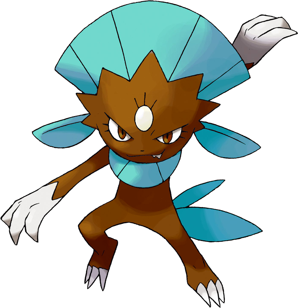 This Is How Sneasel And Weavile Would Look If The Color - Pokemon Weavile (1280x1280), Png Download