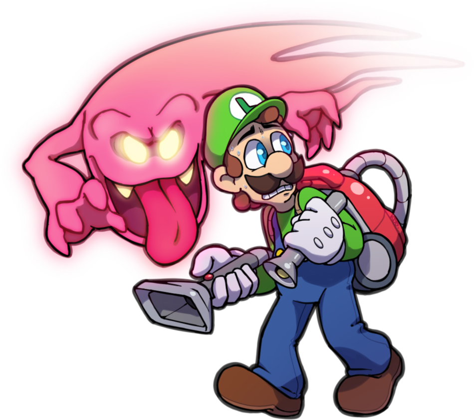 Luigi's Mansion By Ketrindarkdragon On Deviantart - Luigi's Mansion Fan Art (950x841), Png Download
