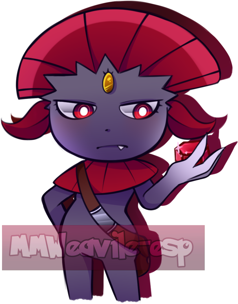 Weavile - Cartoon (1035x1115), Png Download