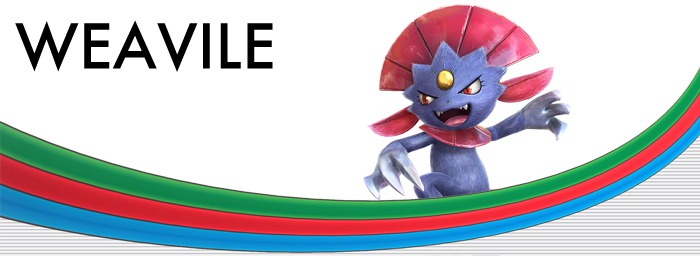 Pokken Tournament Weavile - History (700x256), Png Download