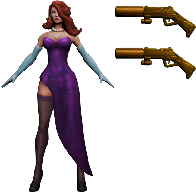 Download Zip Archive - Secret Agent Miss Fortune Model (750x650), Png Download