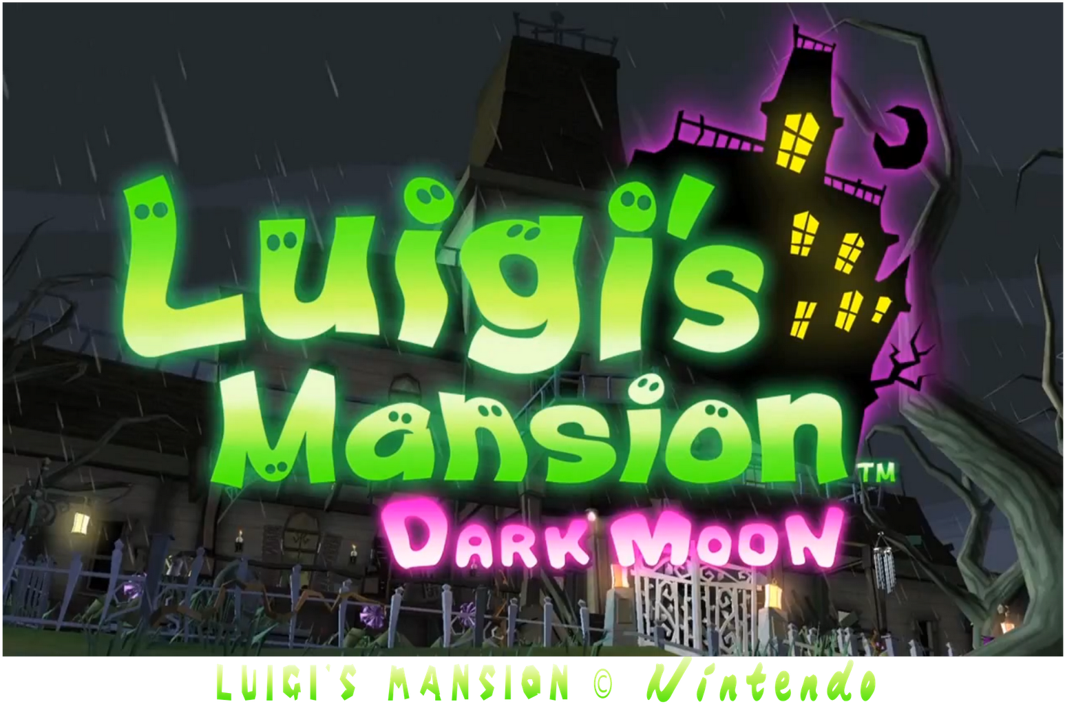 Dark Moon © Nintendo - Luigi's Mansion 2 (1600x1090), Png Download