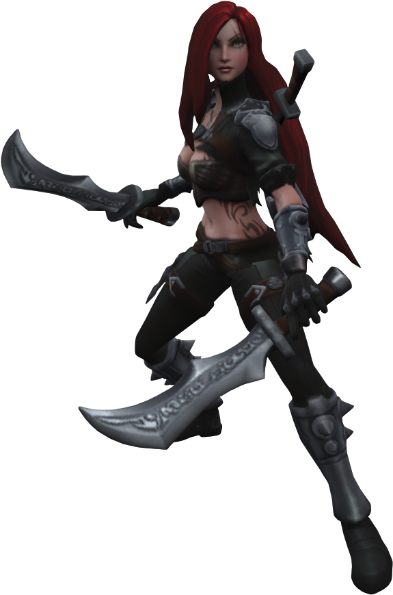 And This Is "waterloo" Miss Fortune - Katarina Render Transparent Background (600x889), Png Download