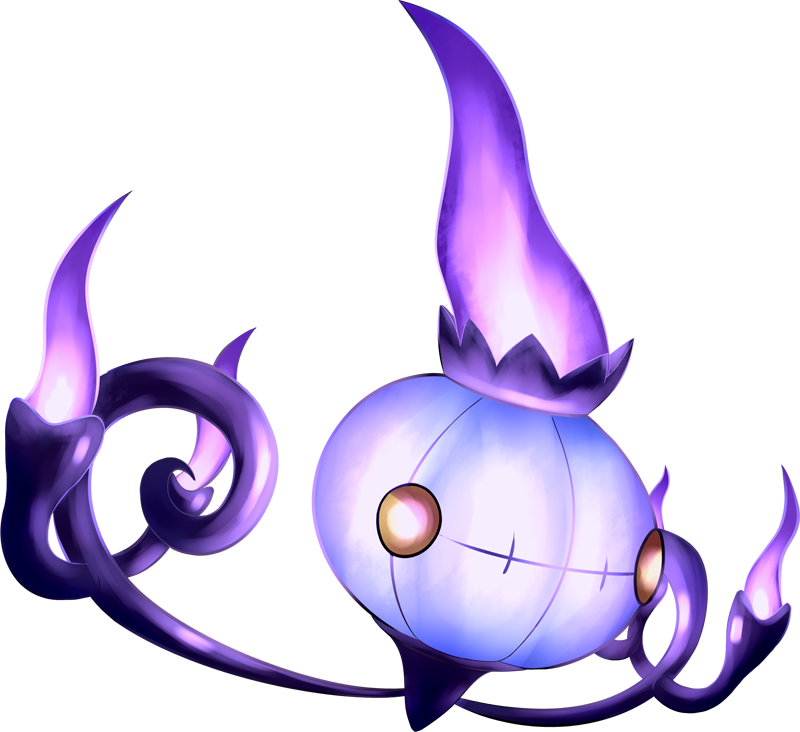 Shiny Chandelure Pokédex - Chandelure Shiny (800x732), Png Download