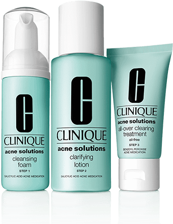 Clinique Anti Blemish Solutions 3 Step System (402x464), Png Download