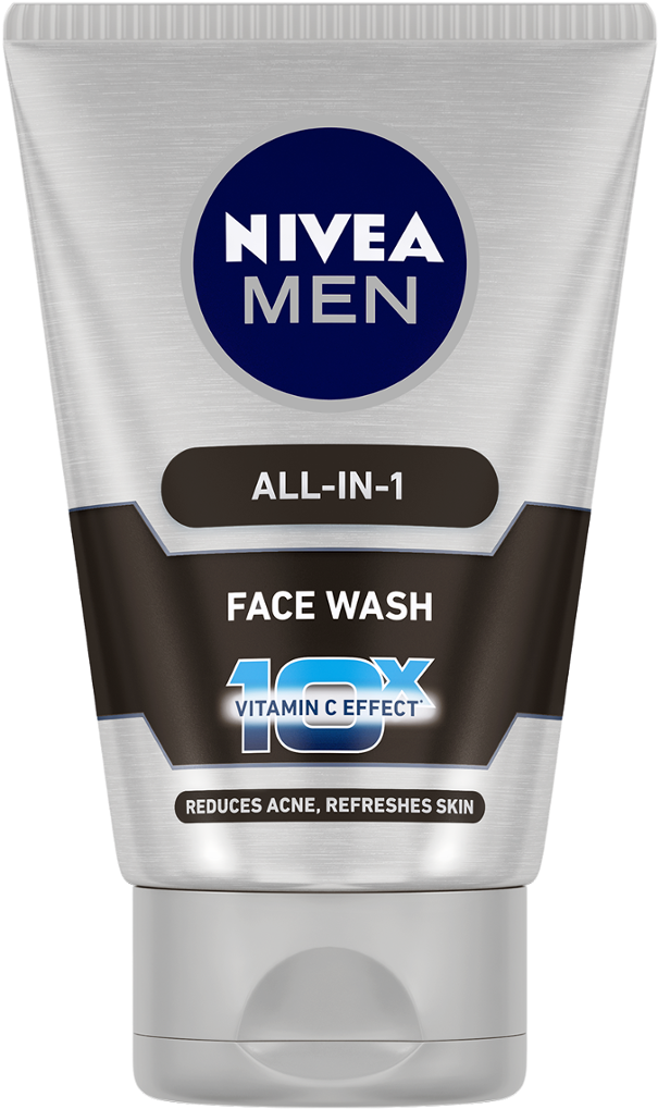 Download Face Cleansing Nivea All In One Face Wash PNG Image with No
