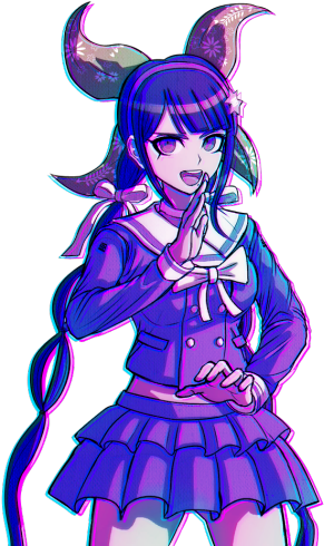 Vaporwave Squad - Tenko Chabashira Sprites (540x540), Png Download