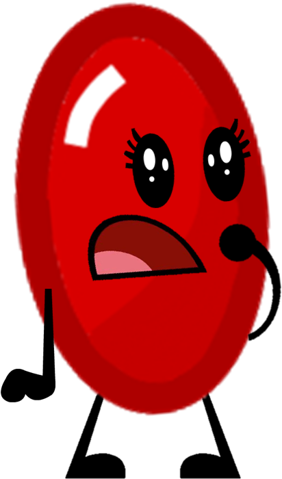 Red Clipart Jellybean - Kidney (442x721), Png Download