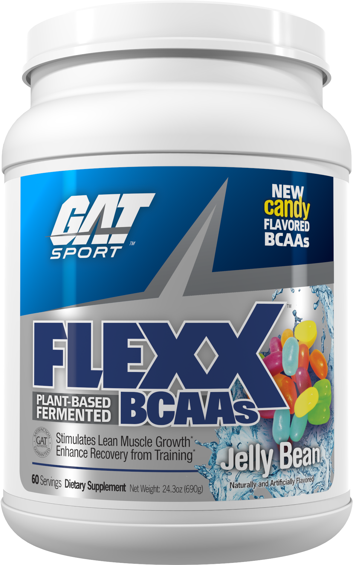 Flexx Bcaas - Gat Flexx Bcaa (1352x2000), Png Download