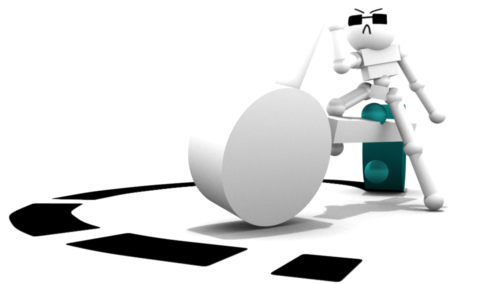 Ily - Robot (1000x600), Png Download