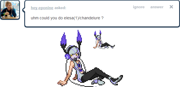 Hey Eponine Chandelure Chandelure Gijinka Elesa Gym - Elesa Pokemon (631x306), Png Download