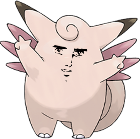 Yaranaika Pokemon - Pokemon Clefairy (520x480), Png Download