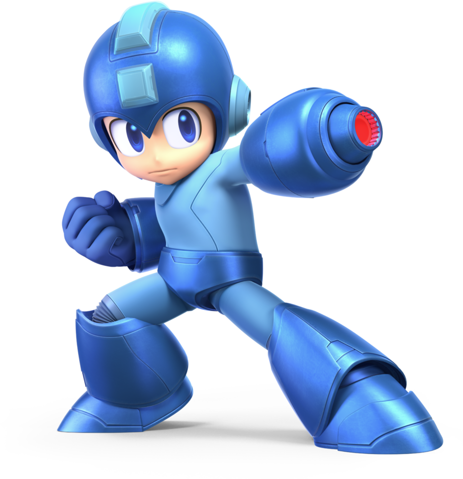 229kib, 600x600, 600px-mega Man Ssbu - Megaman Smash Bros Ultimate (600x600), Png Download