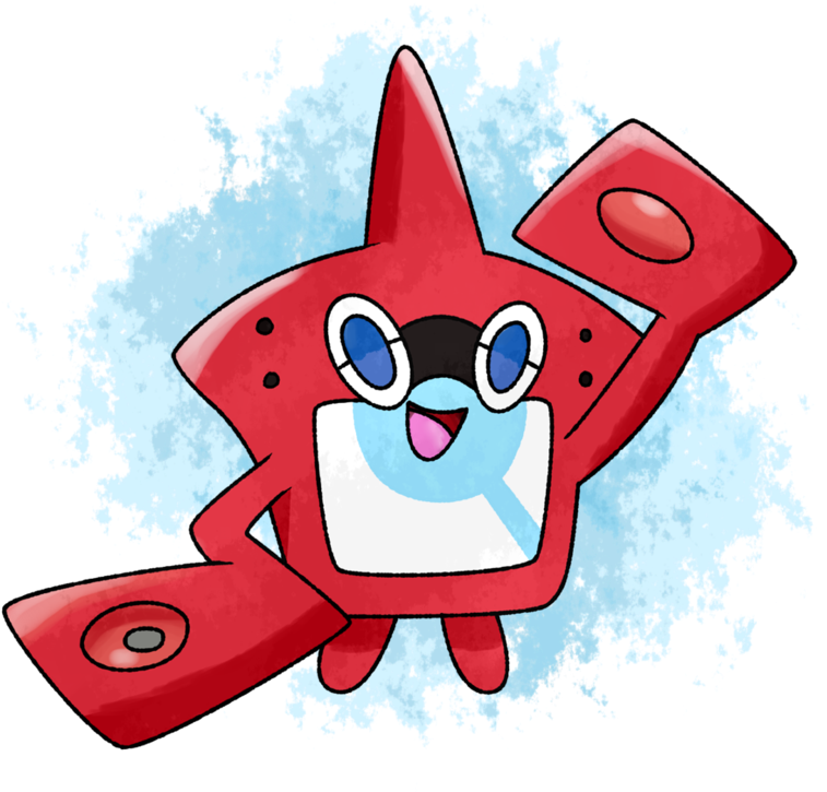 Rotomdex Pokedex Rotom Sun And Moon By Alexalan-da4truv - Rotom Dex Official Artwork (900x1012), Png Download