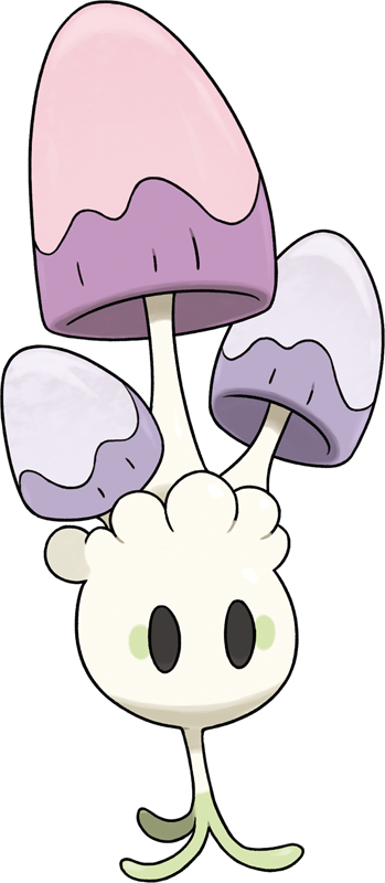 Pokédex Entry For - Imagens Para Colorir Do Pokemon Morelull (349x800), Png Download