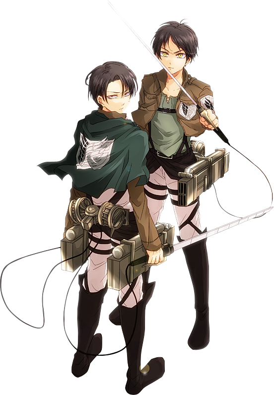 Eren Drawing Uniform Png Royalty Free - Эрвин И Леви - Free Transparent ...