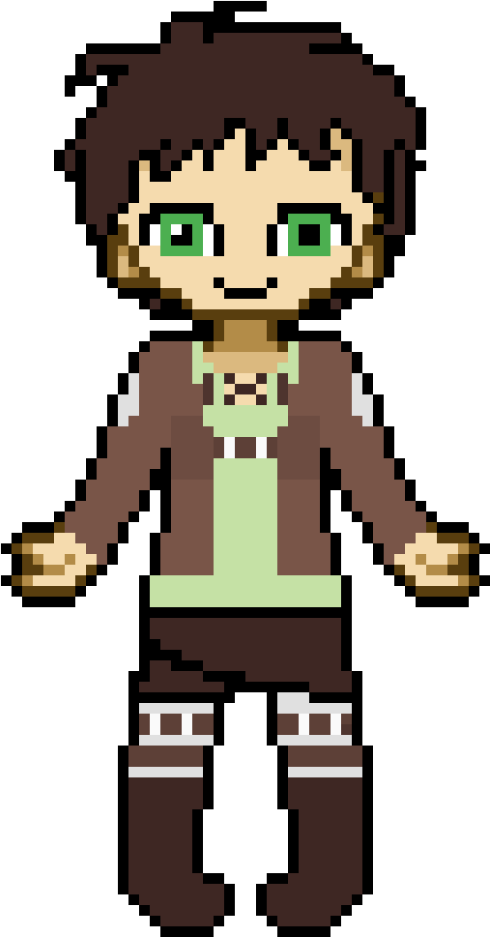 Eren Jaeger - Tamagotchi Stages (1200x1200), Png Download