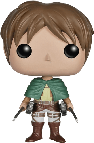 Attack On Titan - Funko Pop Eren Jaeger (541x541), Png Download