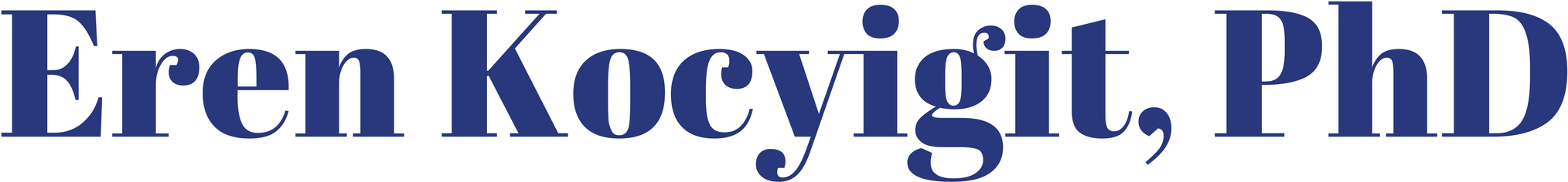 Eren Kocyigit, Phd - Marketing (2480x520), Png Download