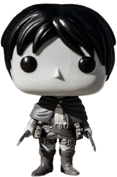 Attack On Titan - Attack On Titan Eren Jaeger Limited Edition Black And (428x664), Png Download