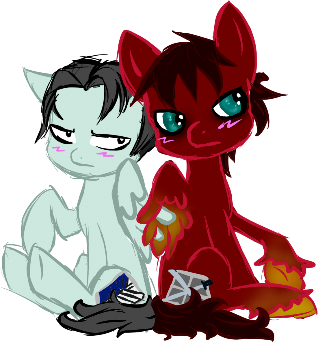 Levi & Eren Poniz - Levi And Eren My Little Pony (1158x1200), Png Download