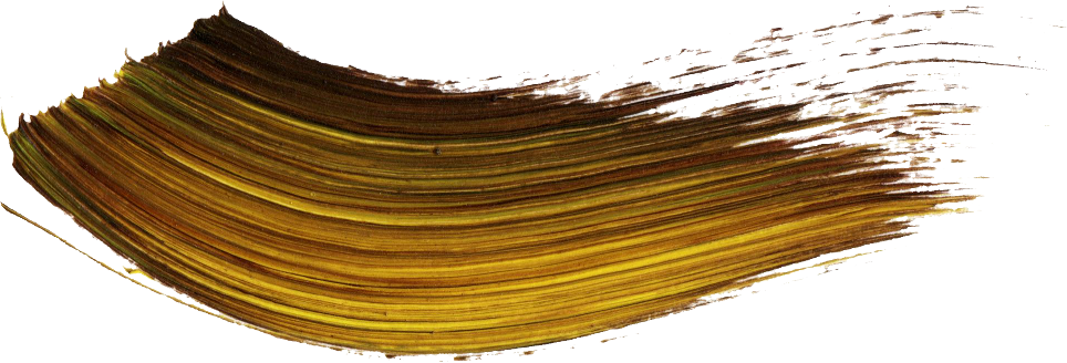 Gold Paint Stroke Png - Gold (964x328), Png Download