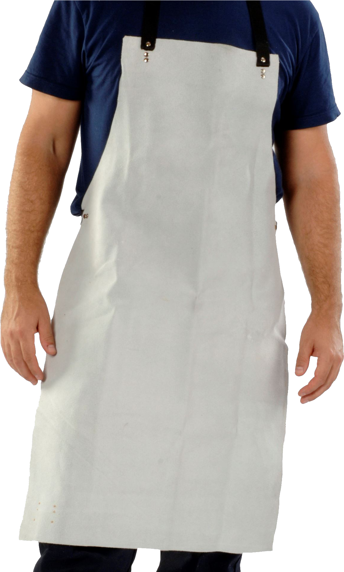 Welders Apron A1 Elliotts Leather Straps 1066mm X 609mm - Chrome Leather Apron (1302x1920), Png Download