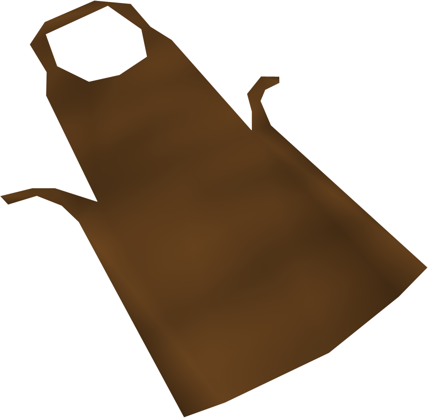 The Runescape Wiki - Dark Brown Apron (846x826), Png Download