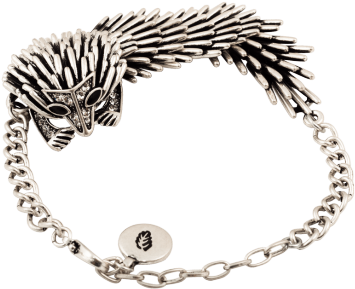 Hedgehog Bracelet Silver » - Bracelet (460x405), Png Download