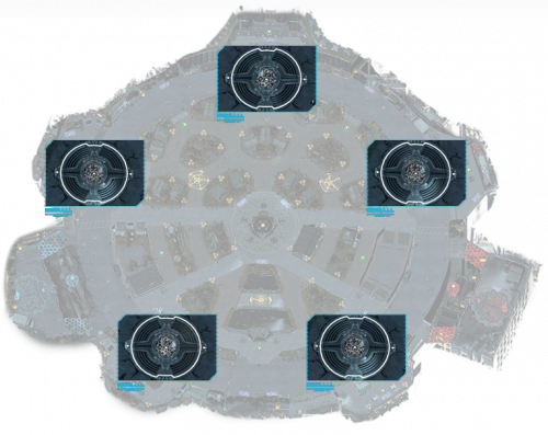 Map Gothamheights Controlpoints - Tank (500x397), Png Download