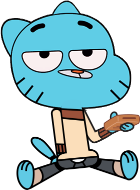 Cartoon Network App Messages Sticker-1 - Amazing World Of Gumball (408x408), Png Download