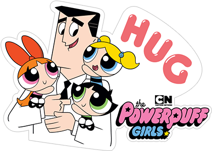 Viber Sticker «cartoon Network» - Home Super Home: Book 2 (the Powerpuff Girls) (490x317), Png Download
