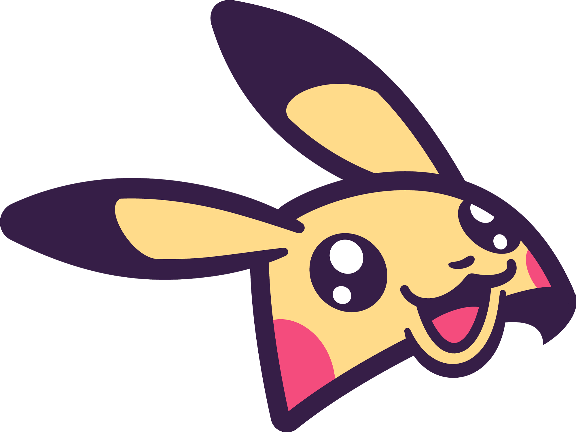 Pikachu Hat Yay - Pikachu (2000x1503), Png Download
