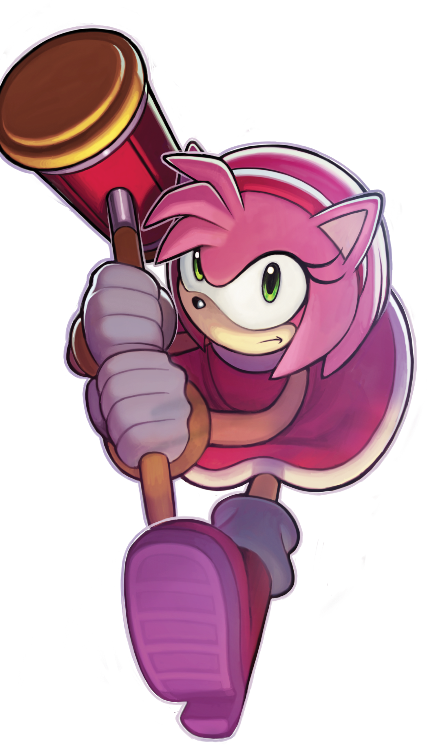 Amy Rose - Sonic Chronicles The Dark Brotherhood (1477x2615), Png Download