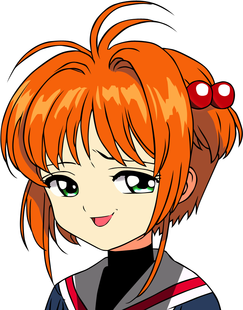 Sakura Card Captor Face (854x1024), Png Download