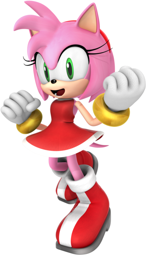 Sonic The Hedgehog Clipart Red - Nibroc Rock Amy Rose (894x894), Png Download