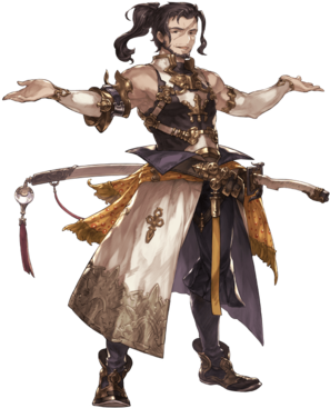 Jin A - Granblue Fantasy Jin (480x400), Png Download