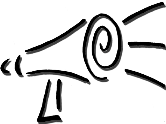 Megaphone Clipart Yay - Megaphone Clip Art (640x480), Png Download