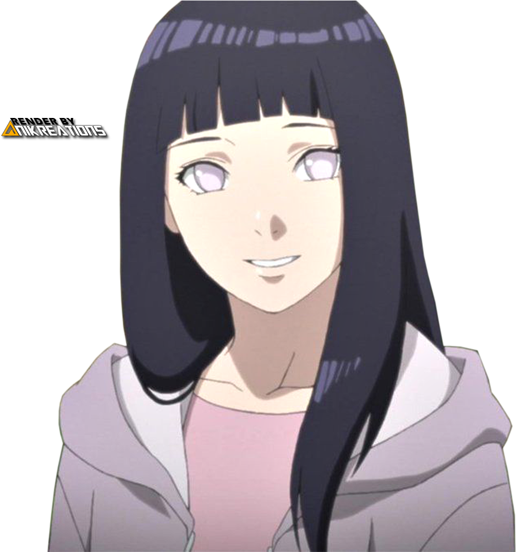 Anime Render Hyuuga Hinata - Hinata Hyuga (1050x1080), Png Download