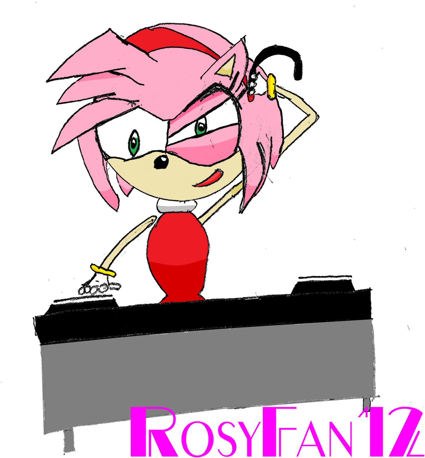 Don't Worry, It's Just Amy - Cartoon (1553x1600), Png Download