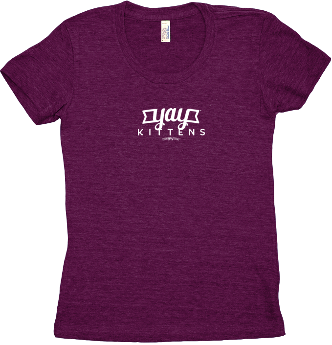 Women's Yay Kittens Tee - Active Shirt (679x705), Png Download