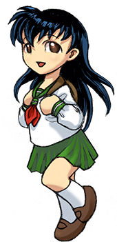 78k Kairi 12 May 2007 - Chibi Kagome Png (350x400), Png Download