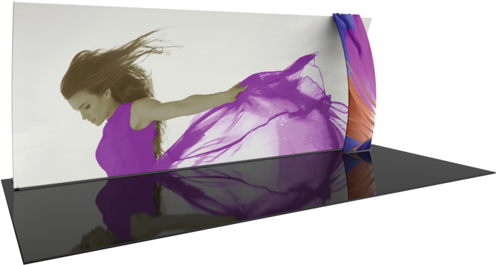 Formulate Master 20ft Wv5 Vertical Curve Fabric Backwall - Serpentine Curve (700x700), Png Download