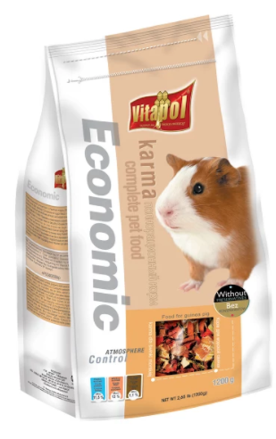 Economic Food For Guinea Pig - Vitapol Economic Food For Hamsters - 1.2kg (700x933), Png Download