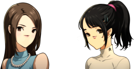 So A Friend Asked Me To Make Noseless Persona 5 Portraits - Persona 5 Makoto Meme (540x270), Png Download