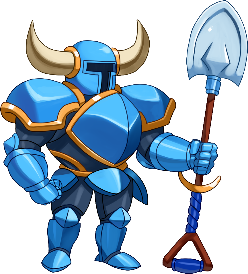 Shovel Knight - Indivisible Shovel Knight (905x982), Png Download